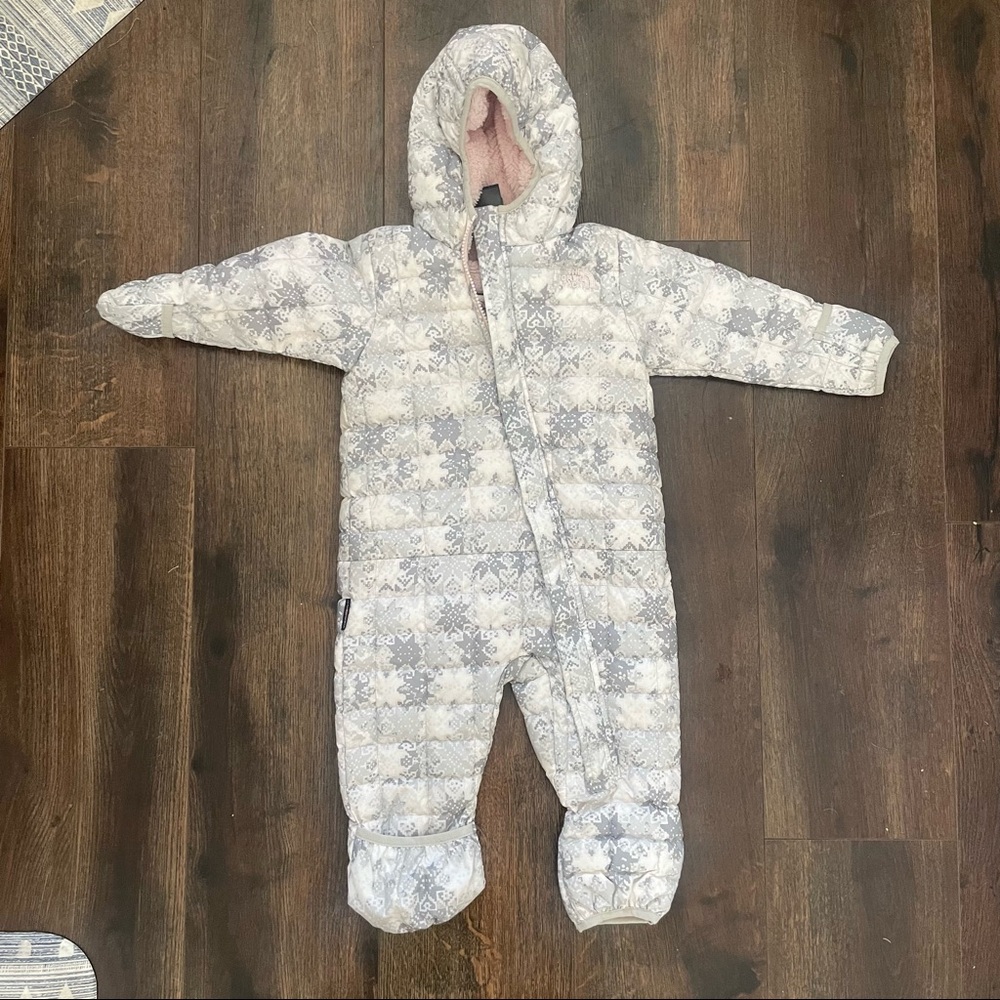 The North Face baby snowsuit